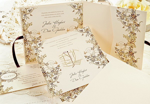 elegant wedding invitations