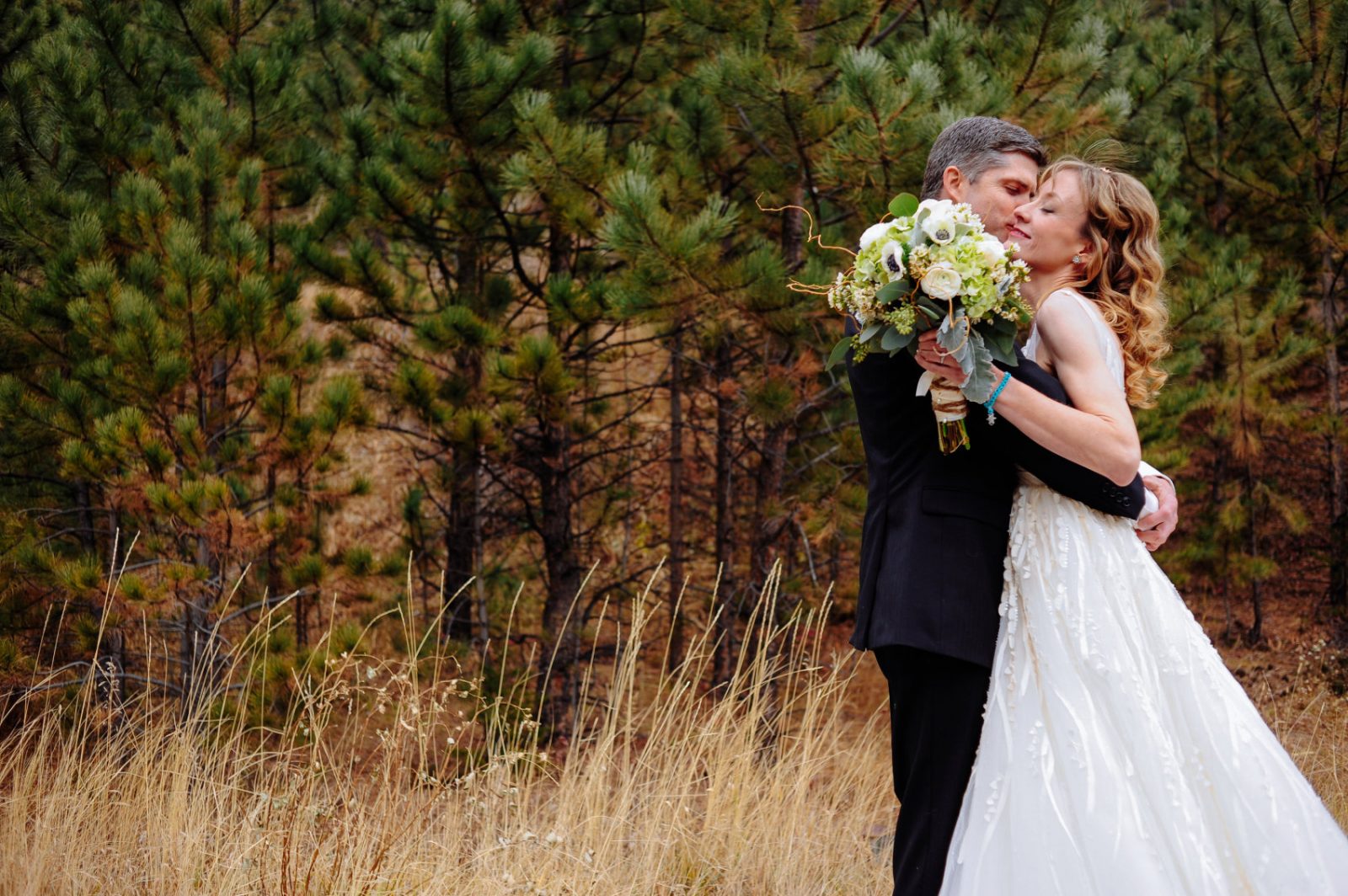 Green wedding flowers