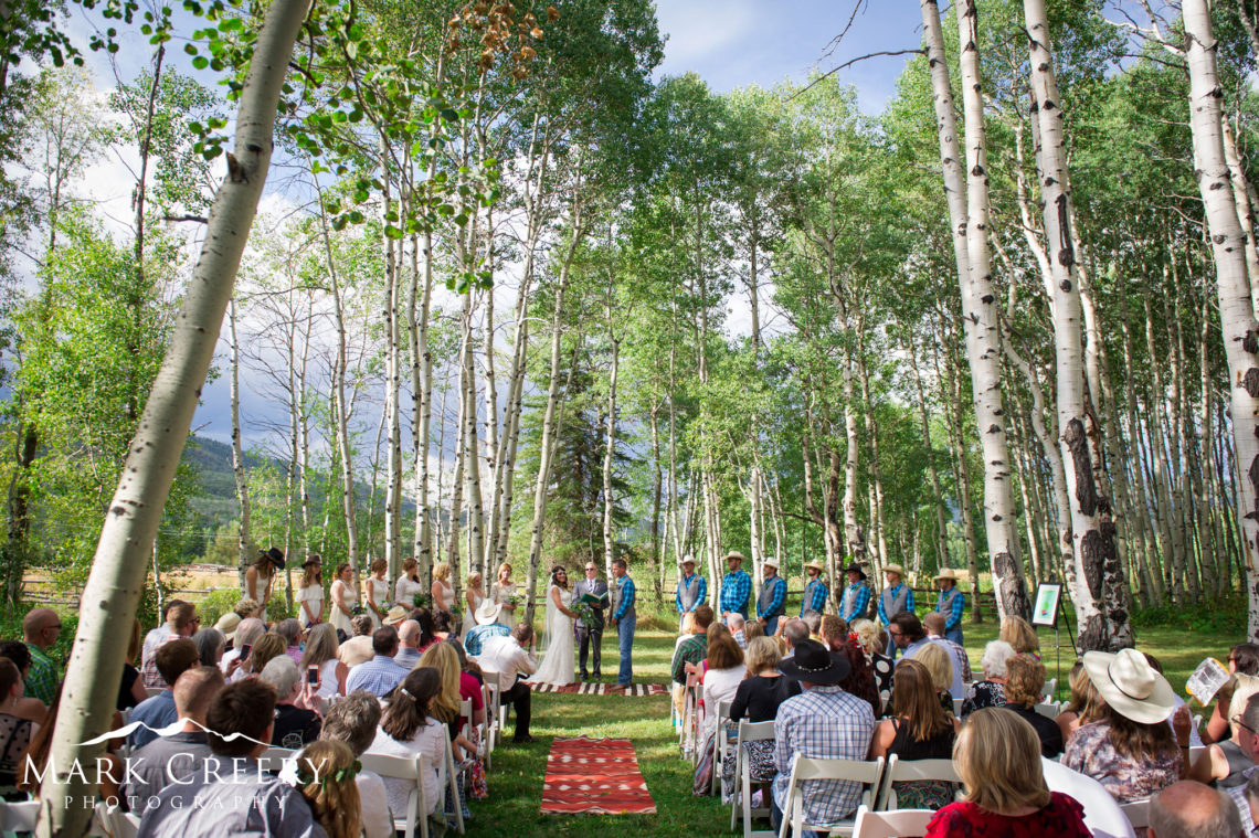 Perry-Mansfield Steamboat wedding