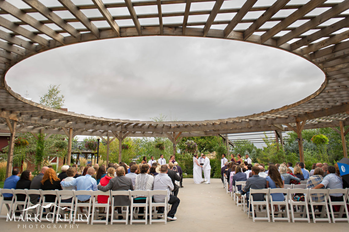 Brookside Gardens Berthoud wedding photo