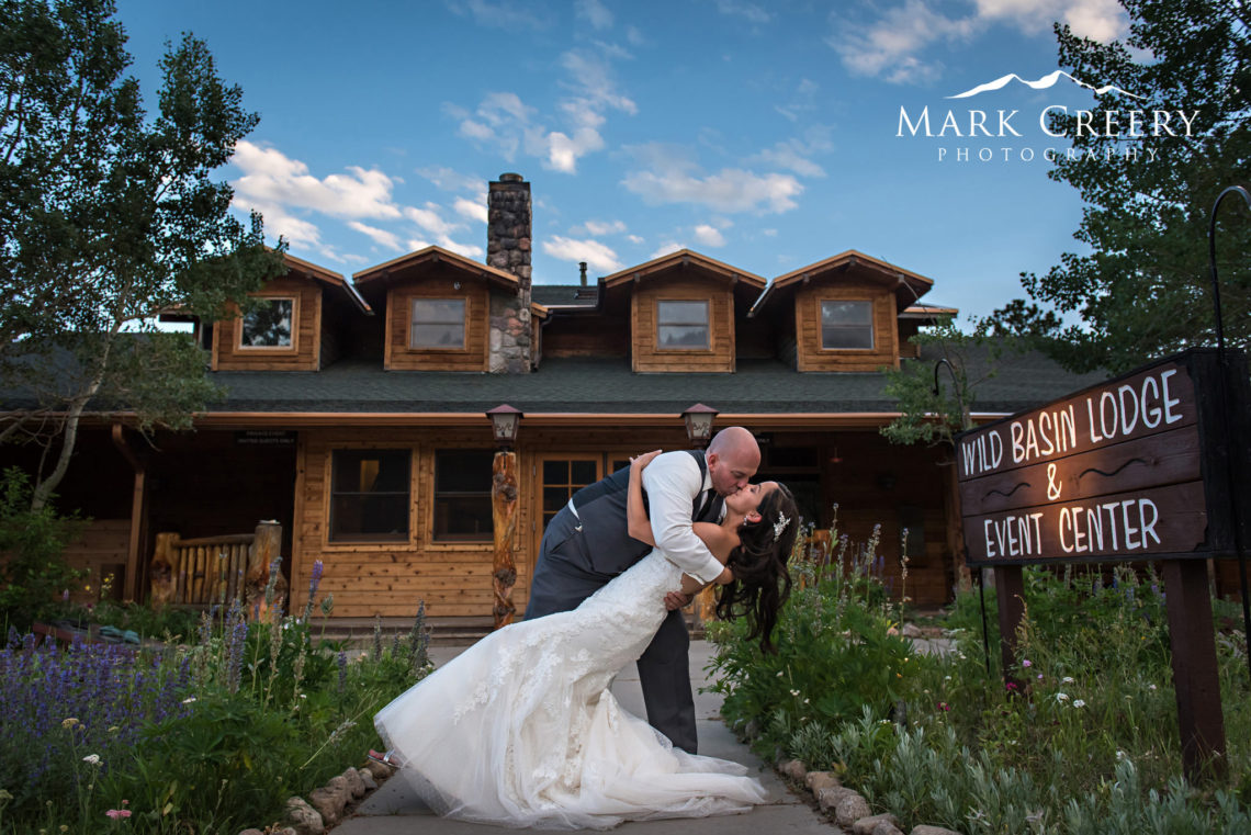 Wild Basin Lodge wedding photo